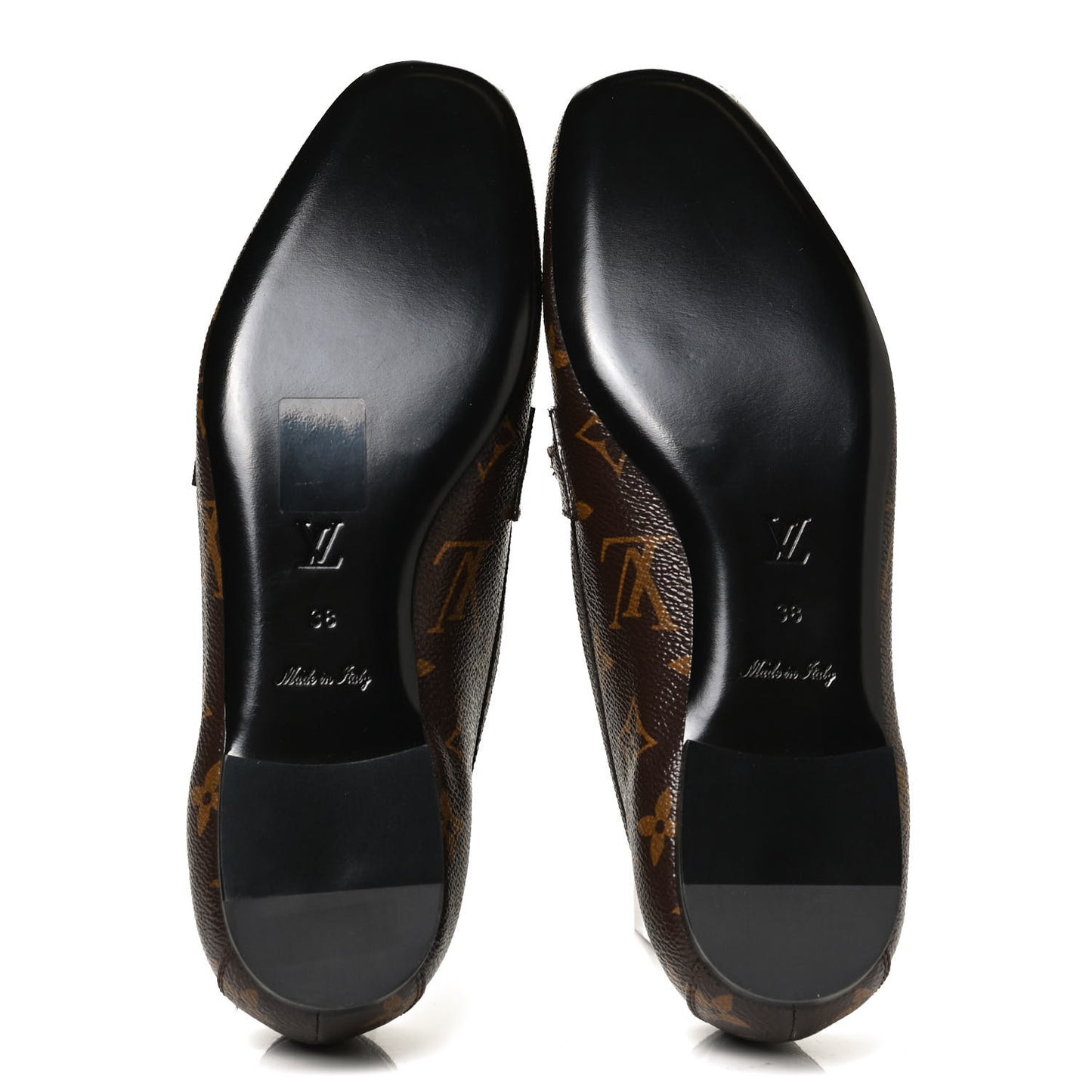 Monogram Upper Case Flat Loafer 38