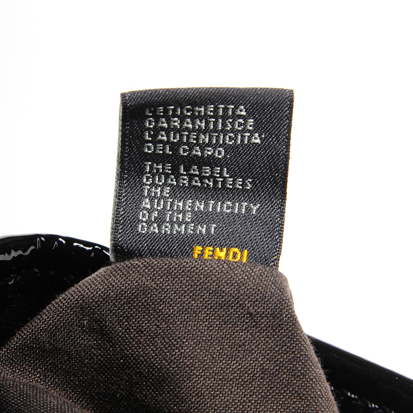 Nappa Patent B Bag Black
