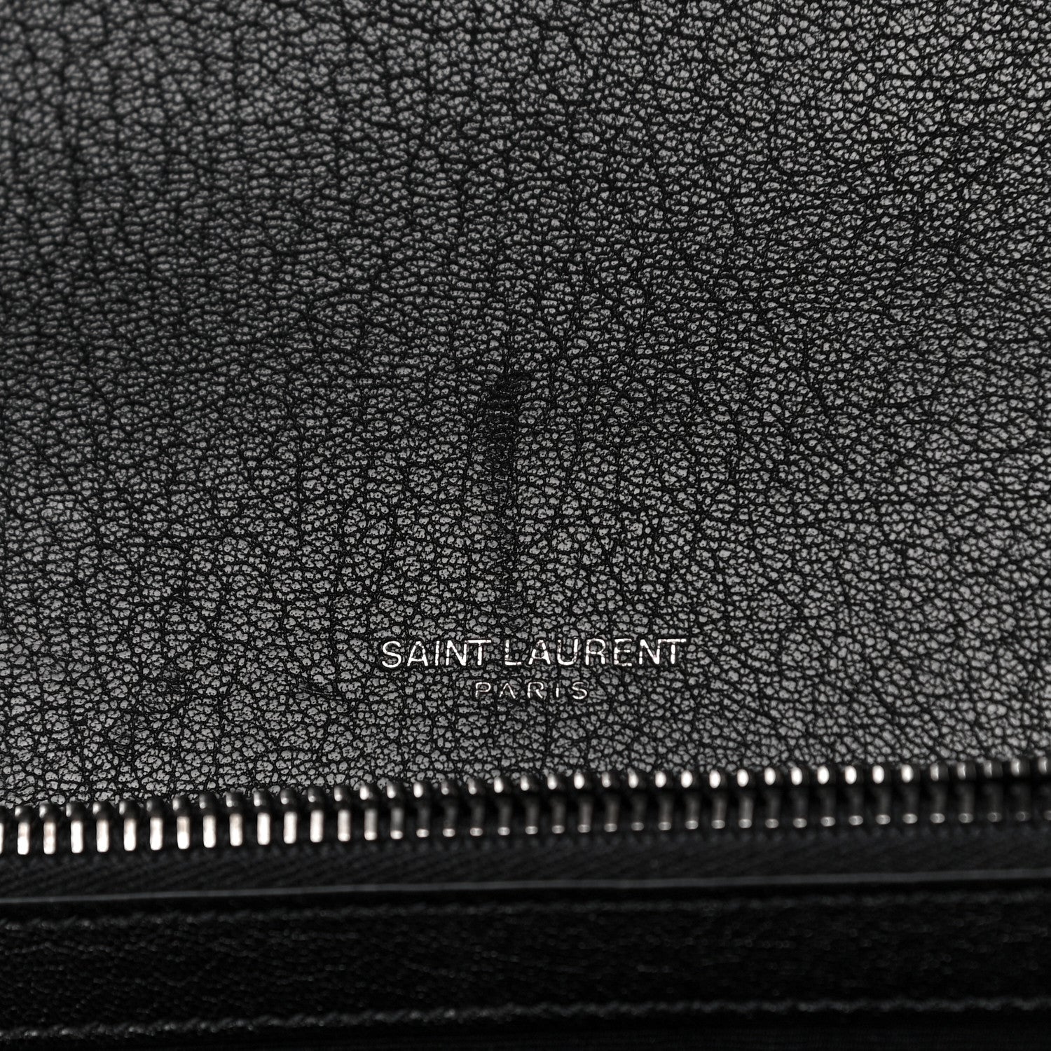 Saint Laurent Sheepskin Matelasse Chevron Monogram Medium College Bag Black 5 of 12