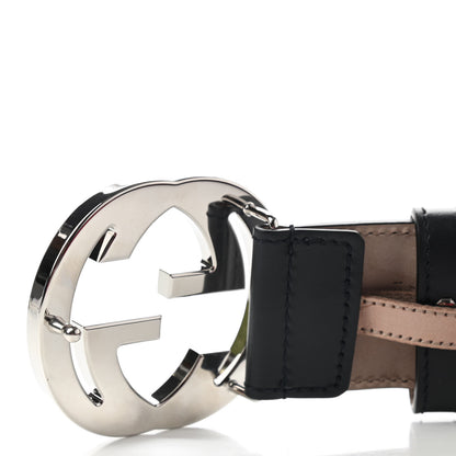 Gucci Canvas Web Interlocking G Belt 105 42 Navy 6 of 7