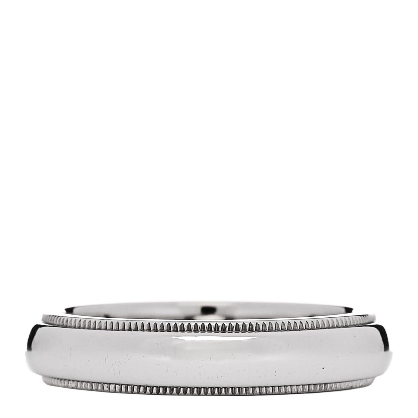 Platinum 4mm Together Milgrain Wedding Band Ring  50 5.5
