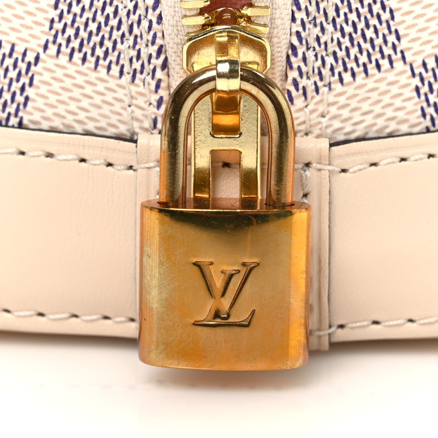 Louis Vuitton Damier Azur Braided Alma BB 10 of 10