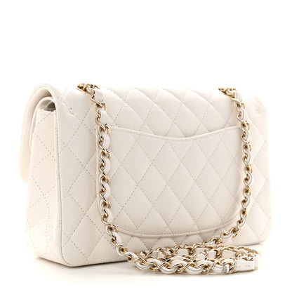 Chanel Caviar Quilted Small Double Flap White 4 of 12