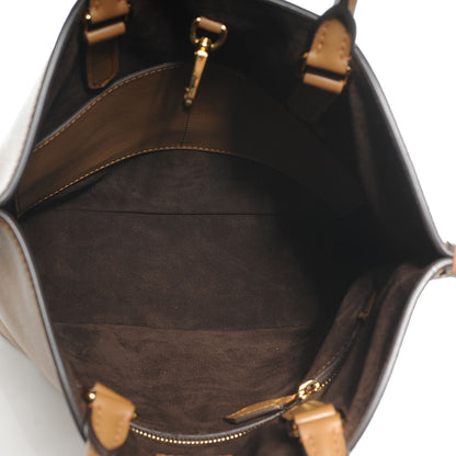 Louis Vuitton Veau Soie Calfskin Flore Tote Hazelnut 5 of 7