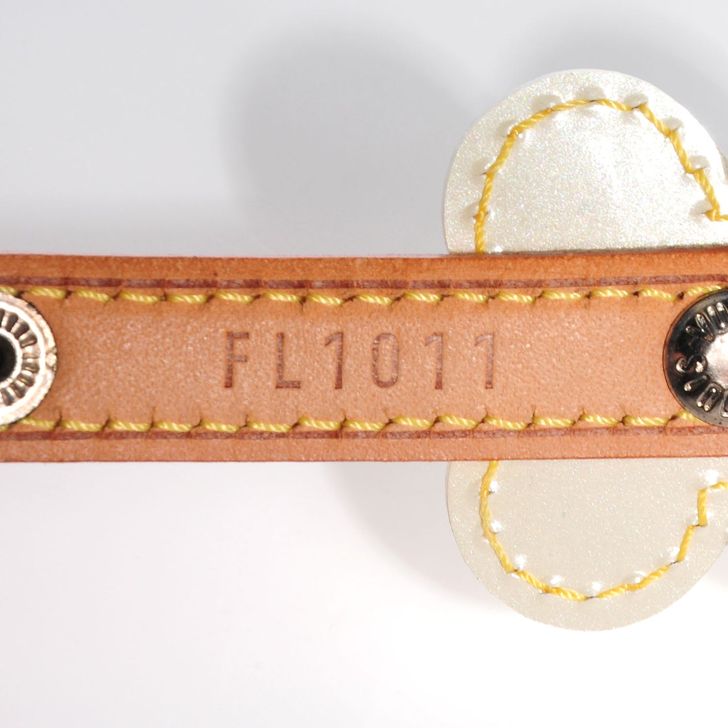 Patent Fleurs Belt