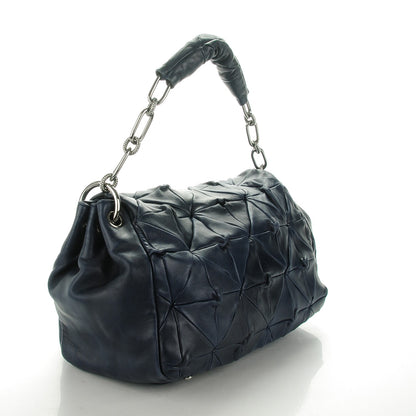 Chanel Lambskin Origami Soft Squares Accordion Flap Navy 3 of 7