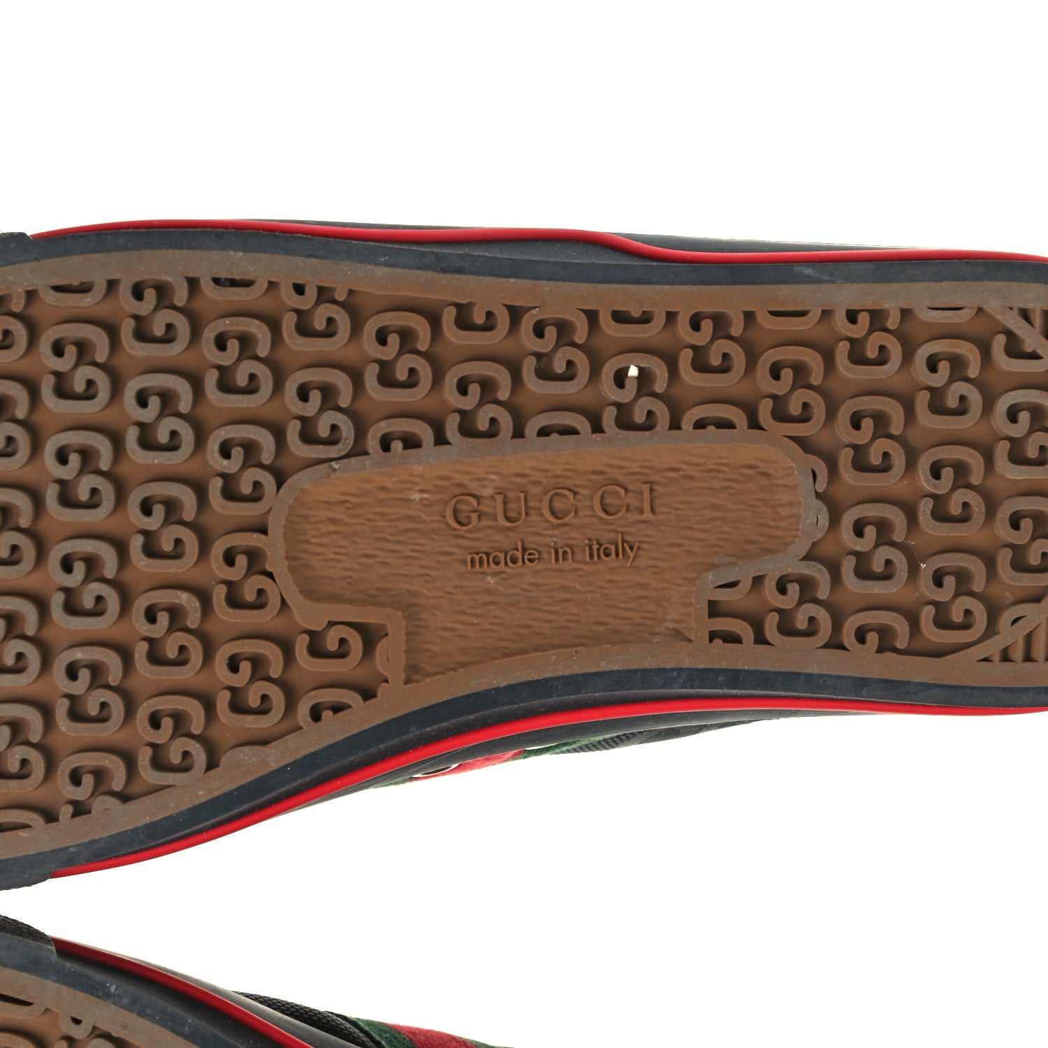 Gucci Econyl Nylon Web Monogram Off The Grid Womens 1977 Tennis Sneakers 39.5 Black 8 of 10