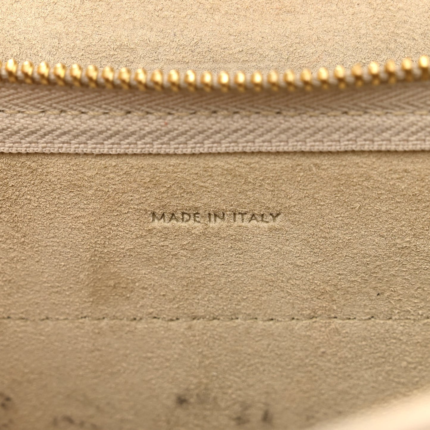Grained Calfskin Nano Belt Bag Light Taupe
