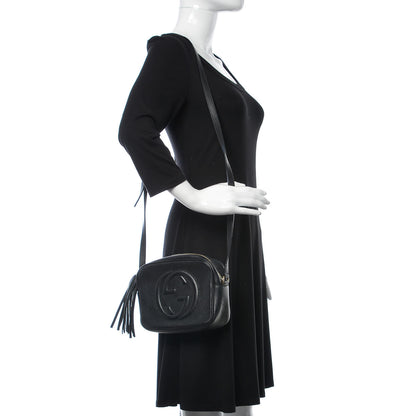 Gucci Pebbled Calfskin Small Soho Disco Bag Black 2 of 11