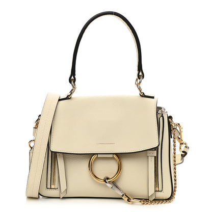 Chloe Calfskin Mini Faye Day Shoulder Bag Off White 1 of 11