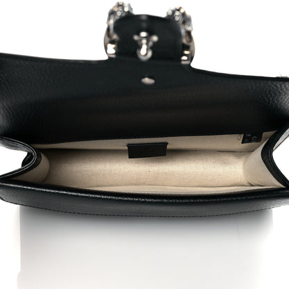 Gucci Dollar Calfskin Enamel Small Dionysus Shoulder Bag Black Electric Blue 5 of 11