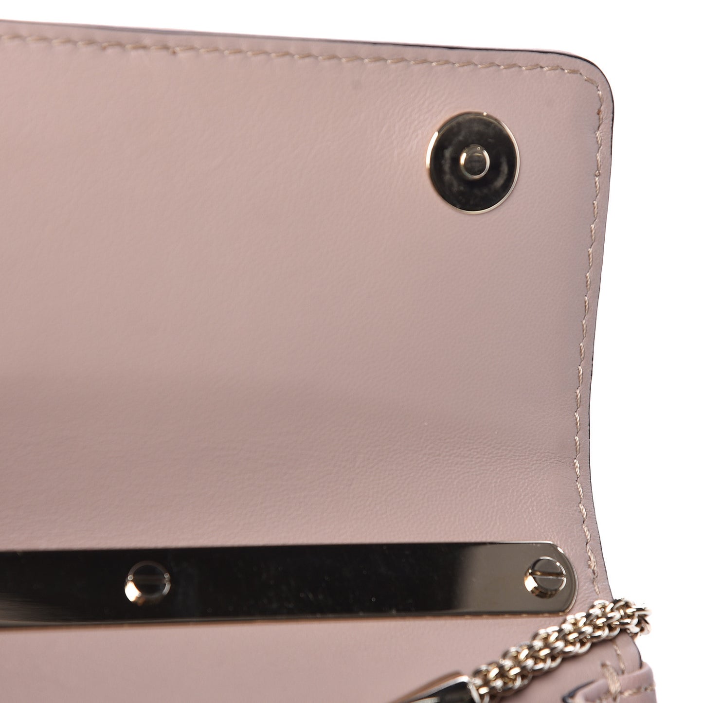 Nappa Crystal Va Va Voom Shoulder Bag Poudre