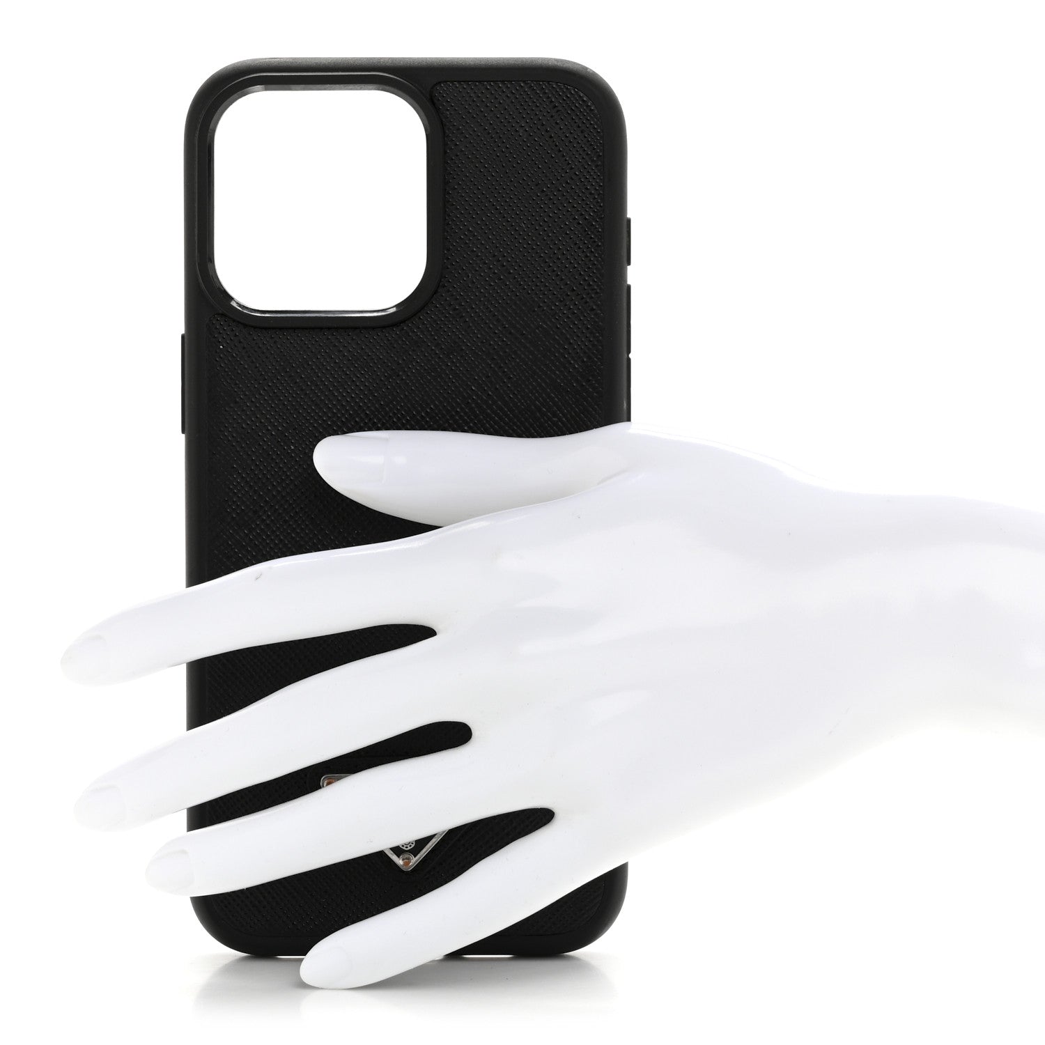 Prada Saffiano Metal iPhone 13 Pro Max Case Black 2 of 9
