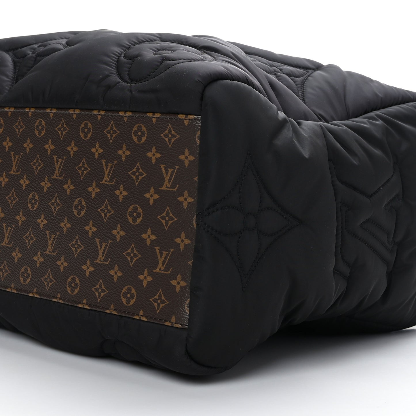 Econyl Monogram Pillow Giant Onthego GM Black
