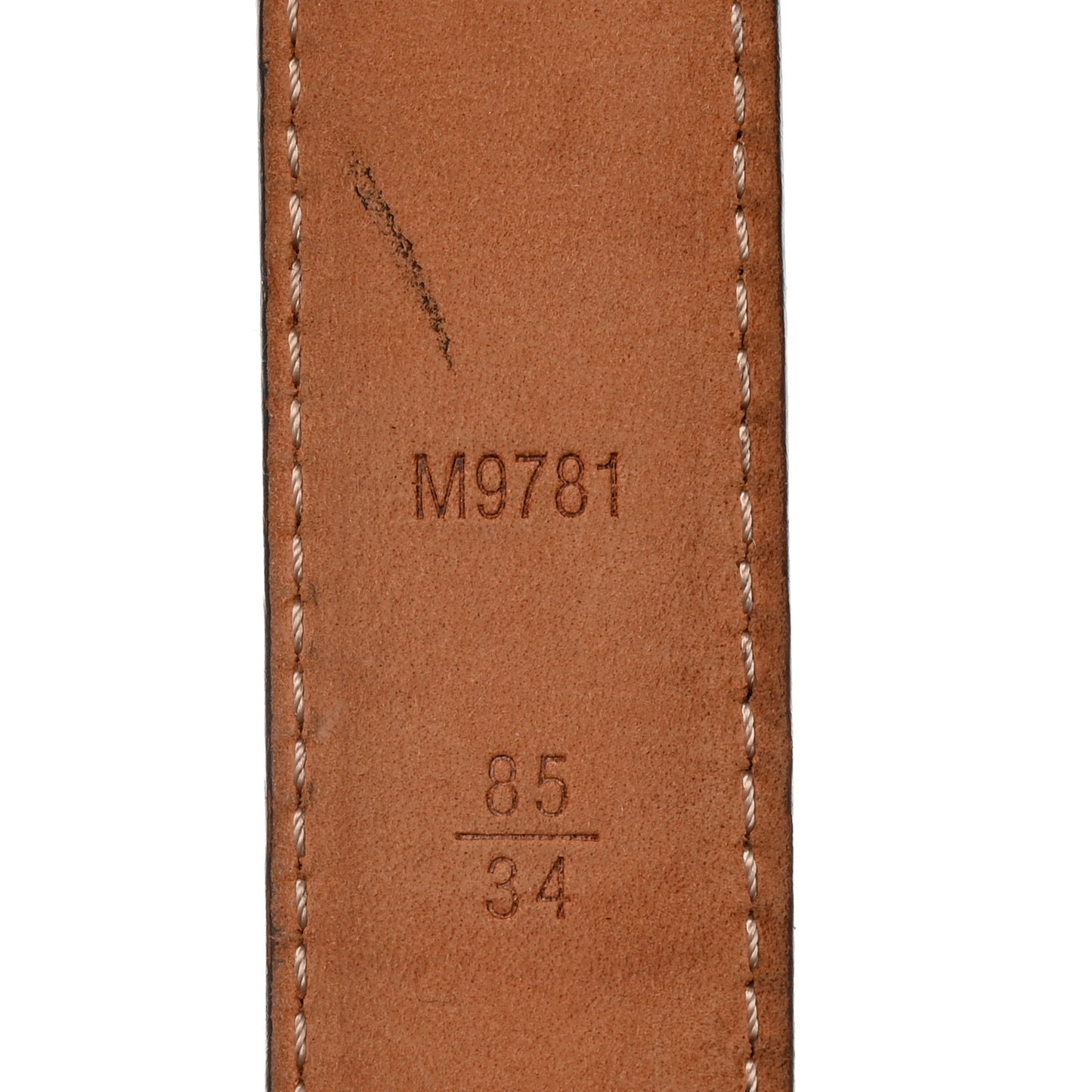Monogram 25mm LV Initiales Belt 85 34