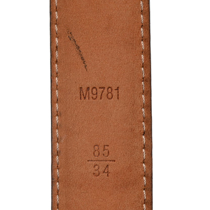 Louis Vuitton Monogram 25mm LV Initiales Belt 85 34 5 of 7