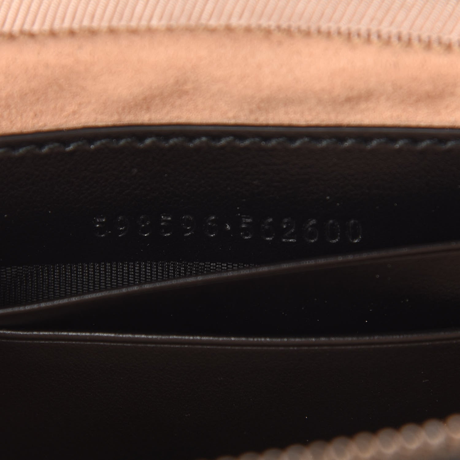 Gucci Calfskin Matelasse Mini GG Marmont Chain Crossbody Bag Black 7 of 10