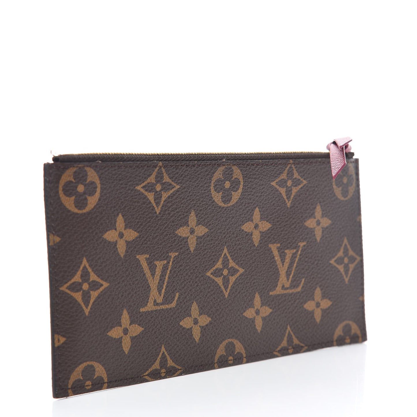 Monogram Felicie Chain Wallet Zippered Insert Fuchsia