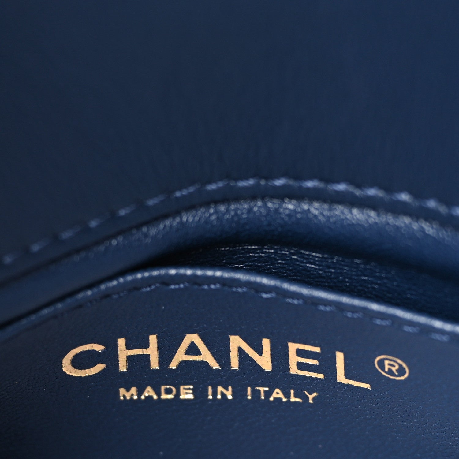 Chanel Calfskin Quilted Small Coco Lady Flap Navy 6 of 9