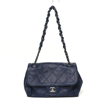 Chanel Calfskin Ultimate Stitch Flap Navy 1 of 10
