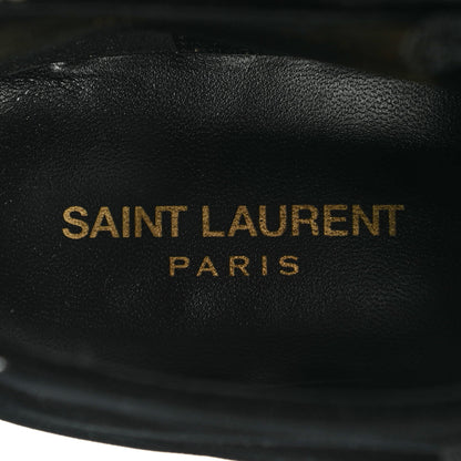 Saint Laurent Velluto Master Crystal Embellished Blaze 45 La Strass Ankle Boots 40 Black 7 of 8