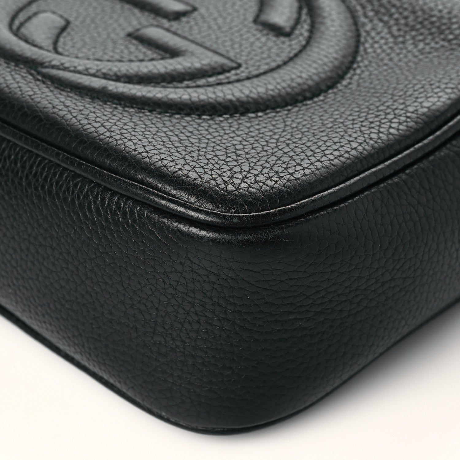 Gucci Pebbled Calfskin Small Soho Disco Bag Black 11 of 12