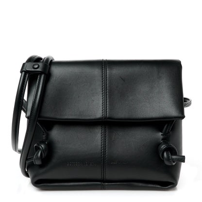 Bottega Veneta Calfskin Small Falcon Shoulder Bag Black 1 of 11