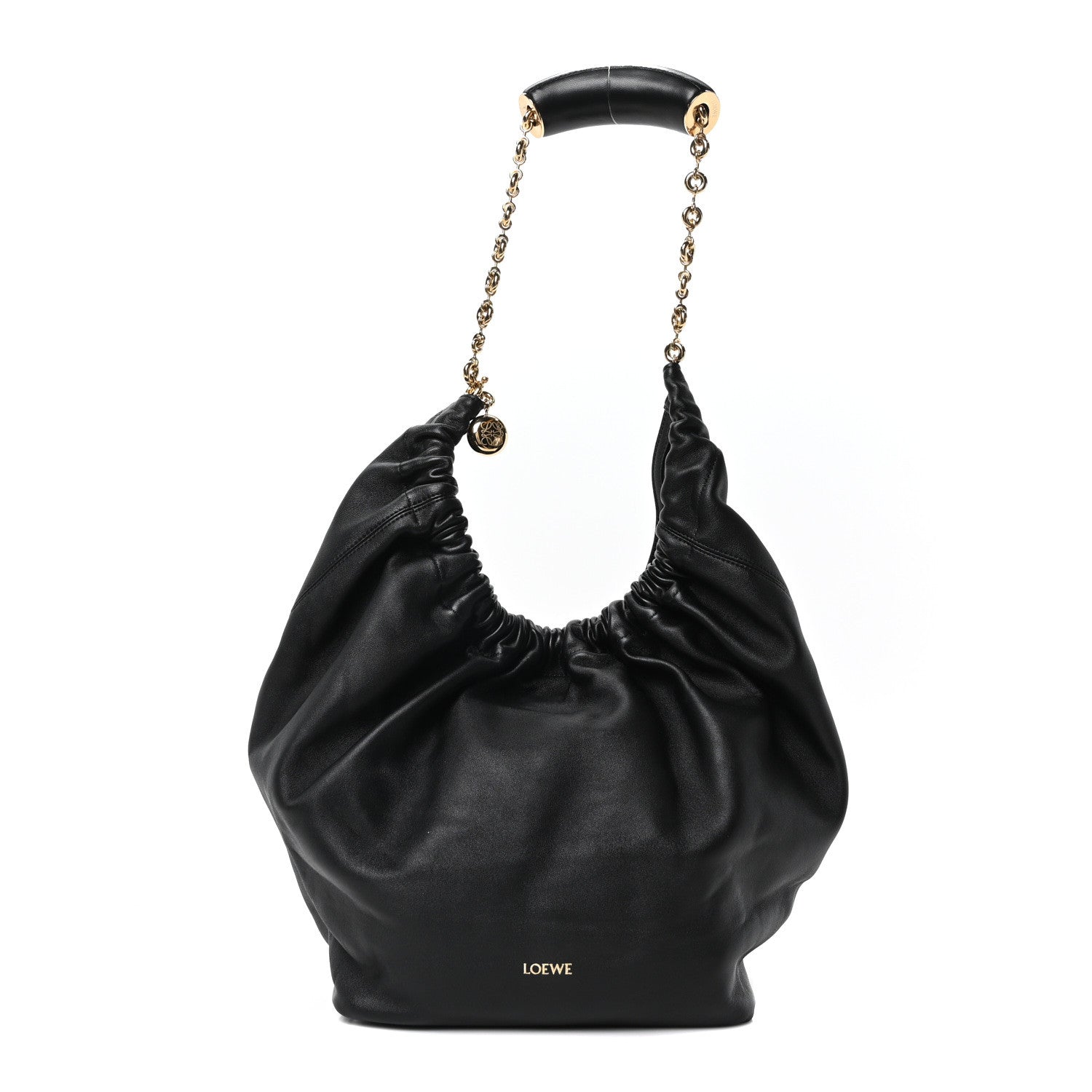 Loewe Buttery Nappa Lambskin Medium Squeeze Bag Black 1 of 10