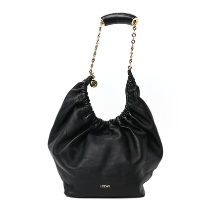 Loewe Buttery Nappa Lambskin Medium Squeeze Bag Black 1 of 10