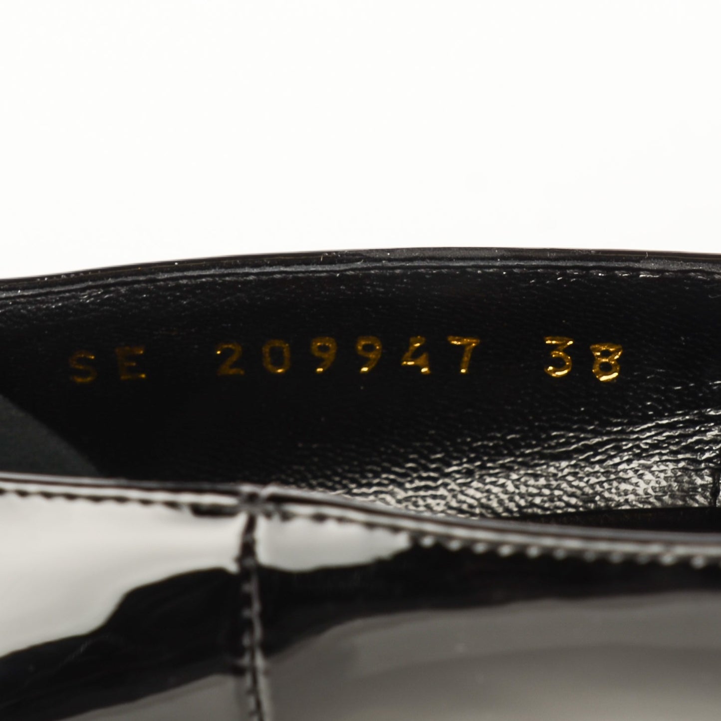 Vitello Vernice 80 Tribute Pumps 38 Black