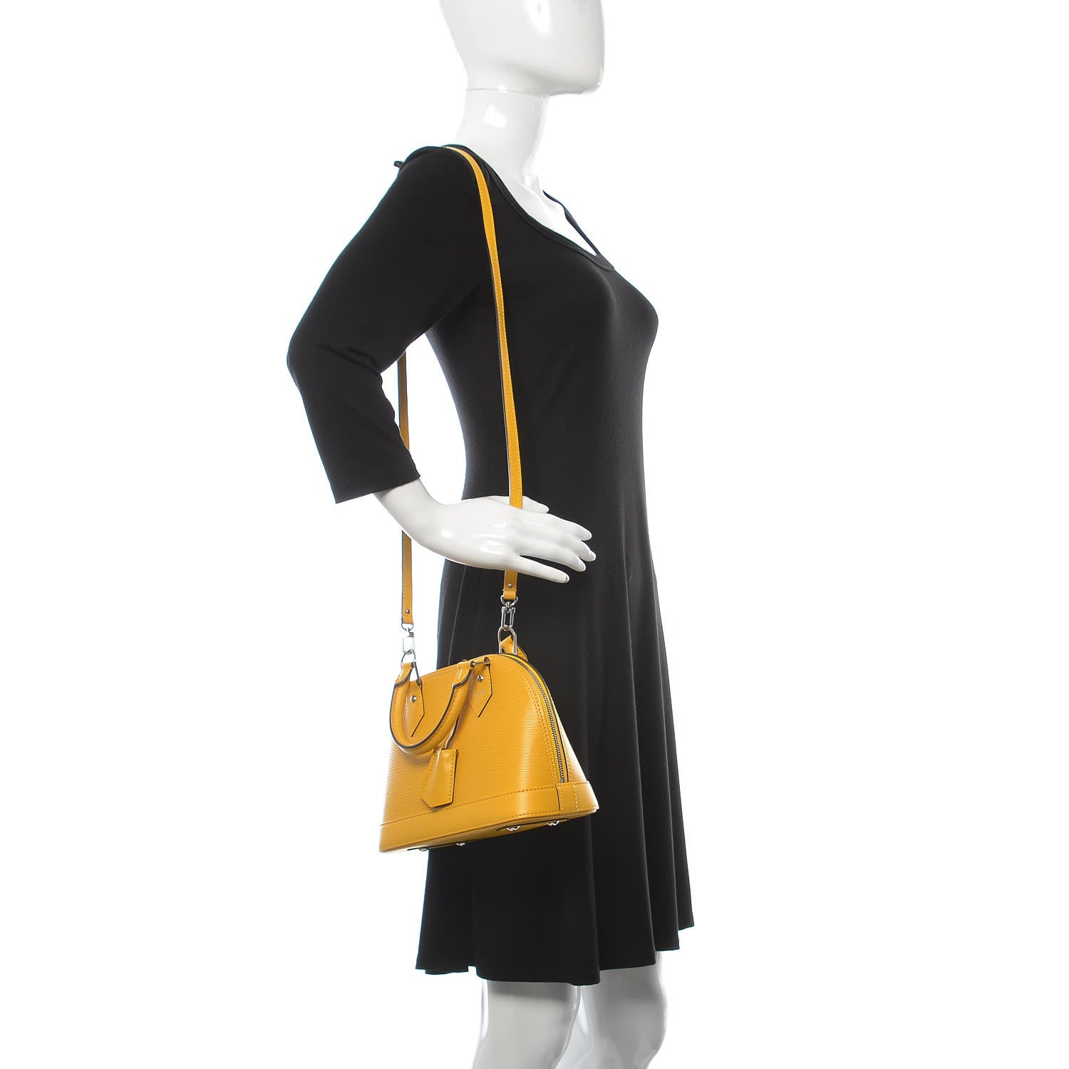 Louis Vuitton Epi Alma BB Citron 2 of 9