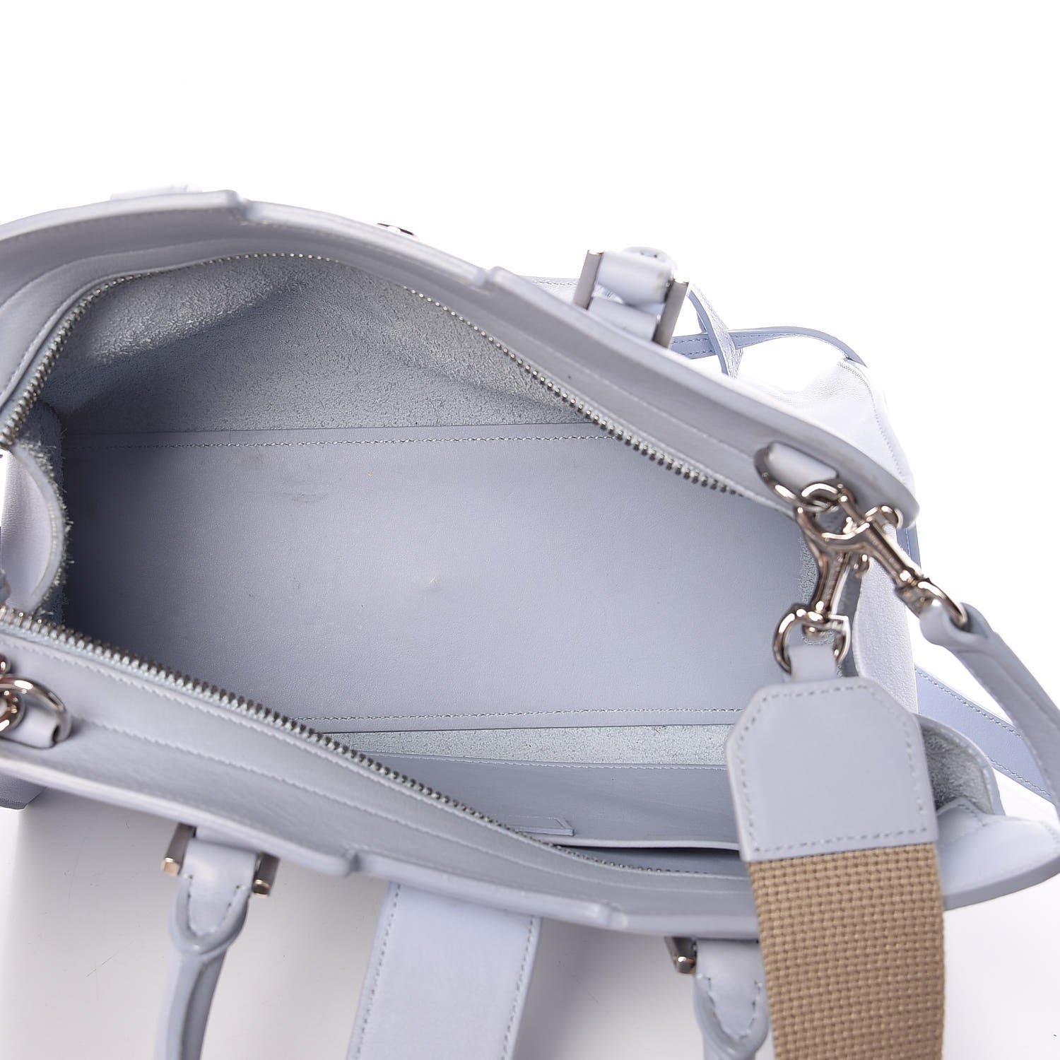 Saint Laurent Calfskin Monogram Baby Cabas Sugar Paper 7 of 19