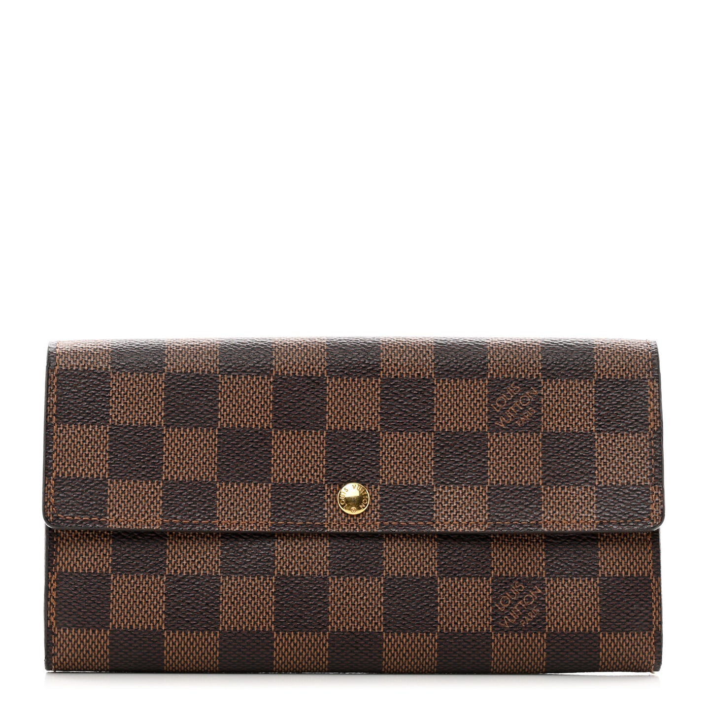 LOUIS VUITTON Damier Ebene Sarah Wallet