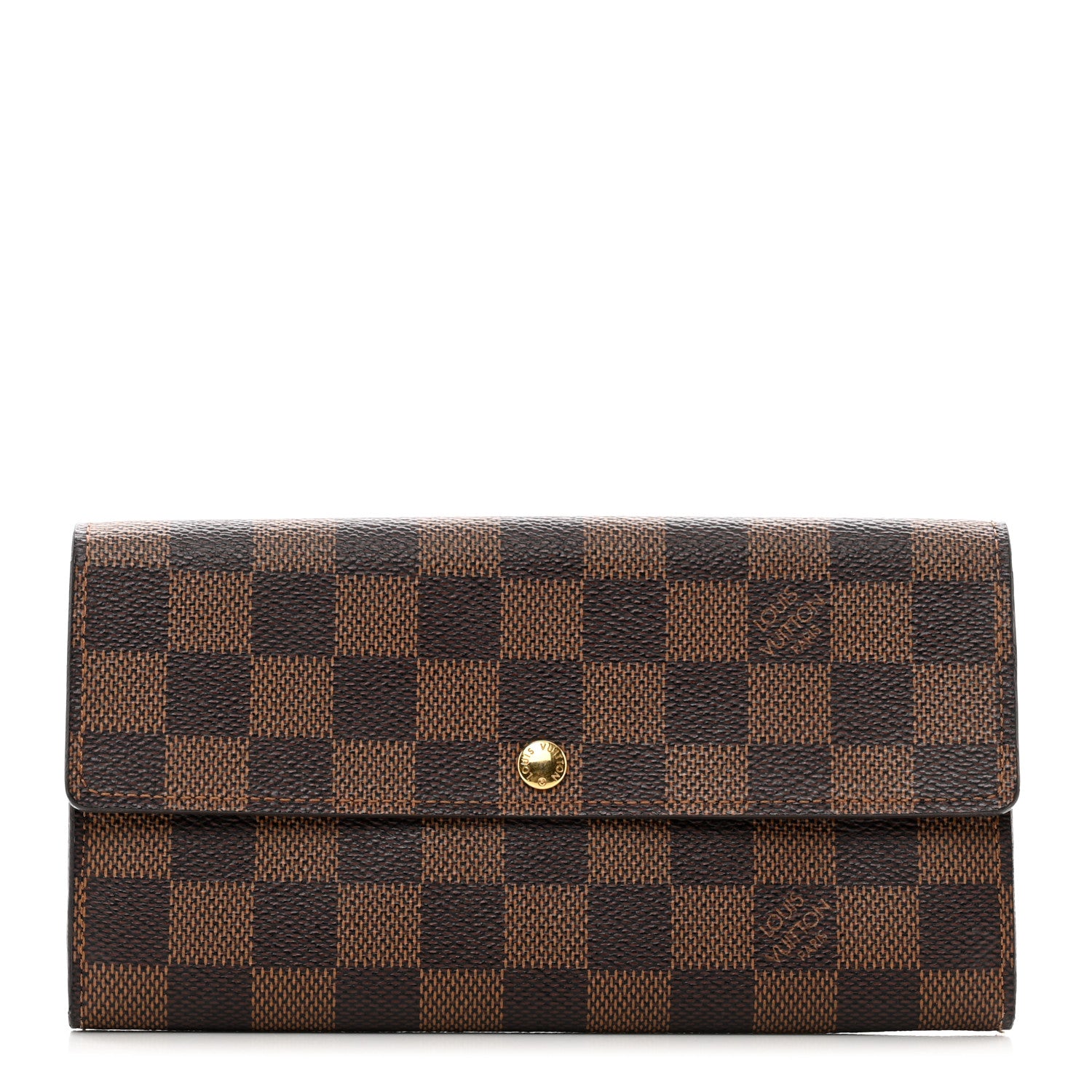 Louis Vuitton LOUIS VUITTON Damier Ebene Sarah Wallet 1 of 8