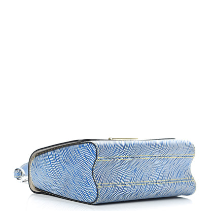 Louis Vuitton Epi Twist Shoulder Bag MM Denim Light 4 of 9