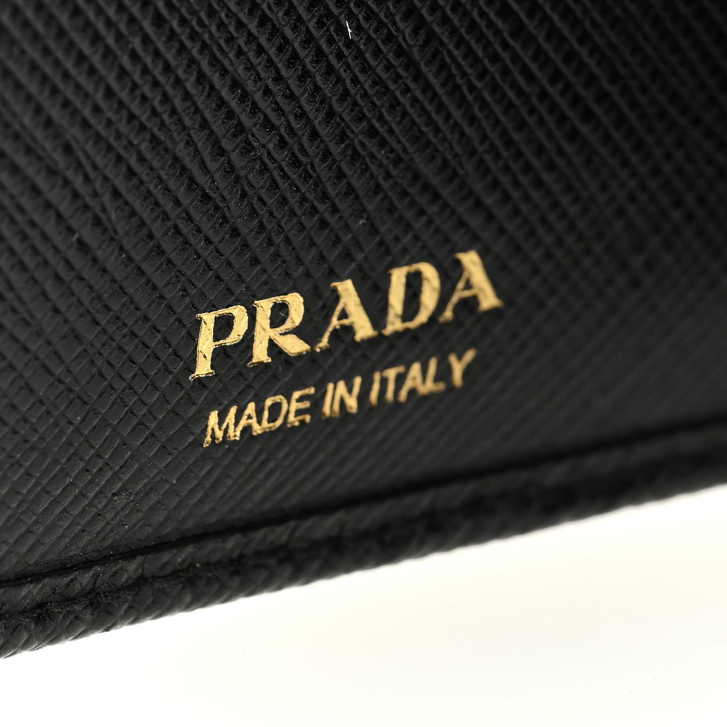 Saffiano Compact Wallet Black