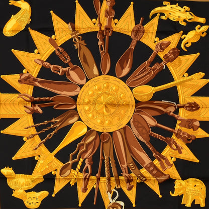 Hermes Silk Culliers D'Afrique Scarf 90 1 of 6