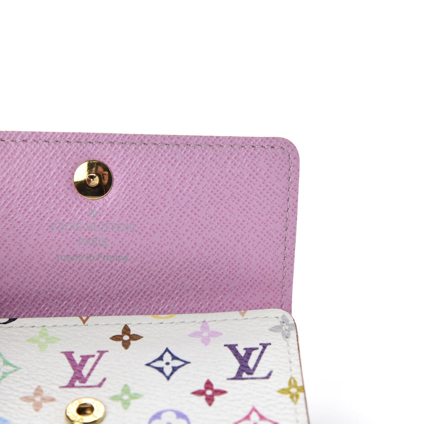 Monogram Multicolor Multicles 4 Key Holder White Litchi