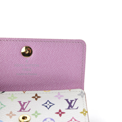 Louis Vuitton Monogram Multicolor Multicles 4 Key Holder White Litchi 6 of 7