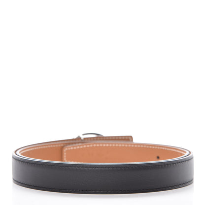 Hermes Epsom Swift 24mm Mors Belt 85 Gold Black 3 of 8