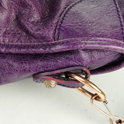 Balenciaga Agneau Giant 12 Rose Gold Hardware City Dark Violet 8 of 12