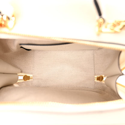 Gucci Sakai Be Green Calfskin Diagonal Stitched Blondie Top Handle Bag Mystic White 5 of 10