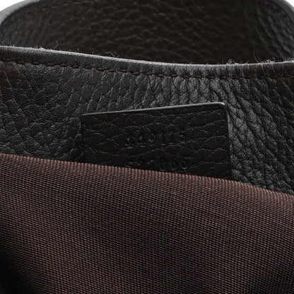 Gucci Monogram Dollar Calfskin O Drawstring Backpack Beige Ebony Testa di Moro Dark Chocolate 7 of 11