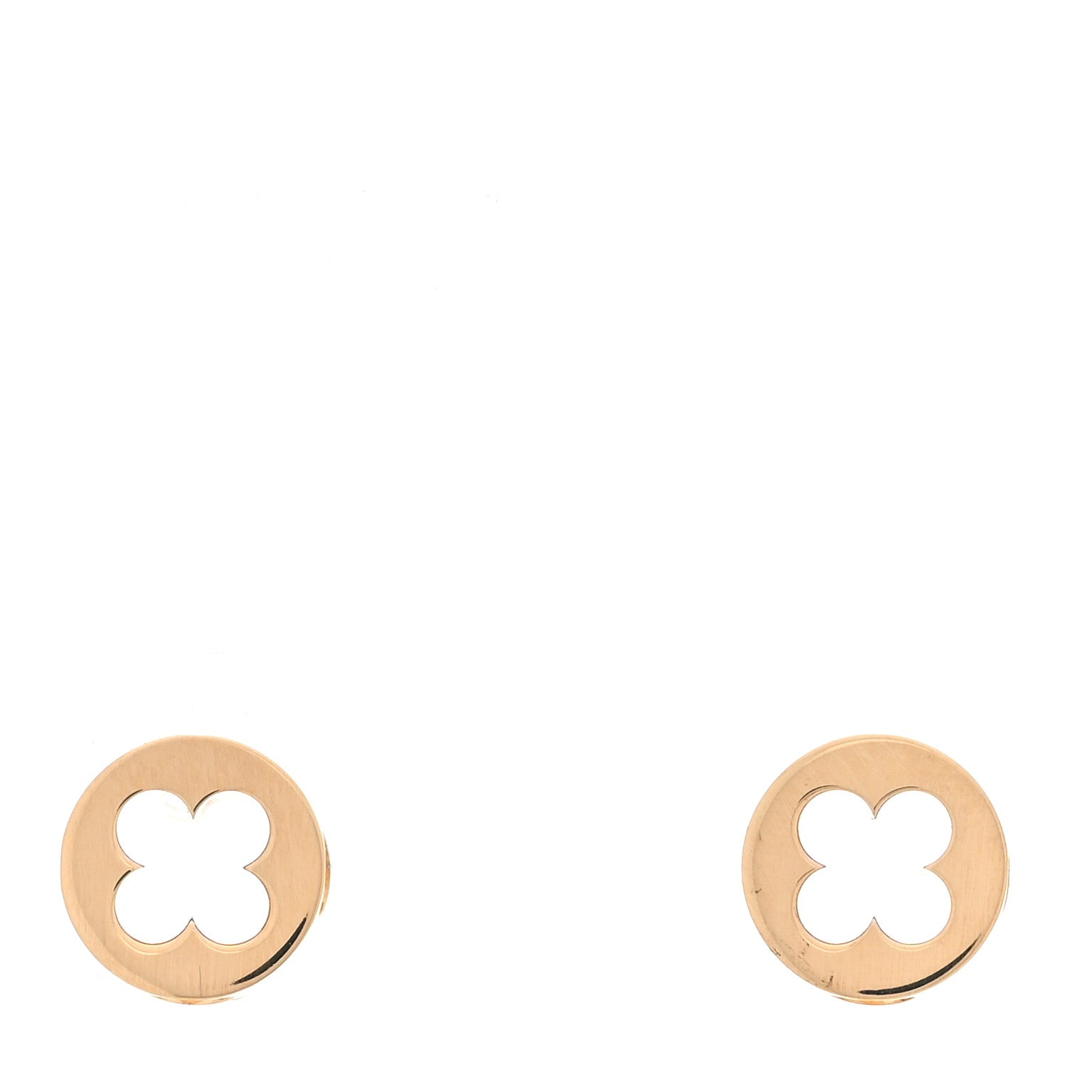 Louis Vuitton 18K Yellow Gold Empreinte Ear Studs Earrings 1 of 5