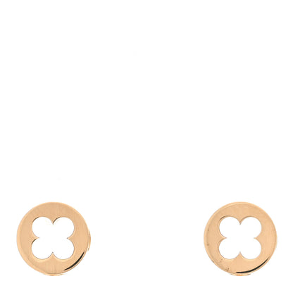 Louis Vuitton 18K Yellow Gold Empreinte Ear Studs Earrings 1 of 5