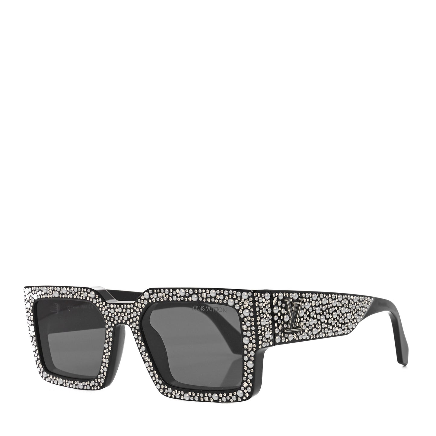 Acetate LV Clash Pearls & Strass Sunglasses Z2396W Black
