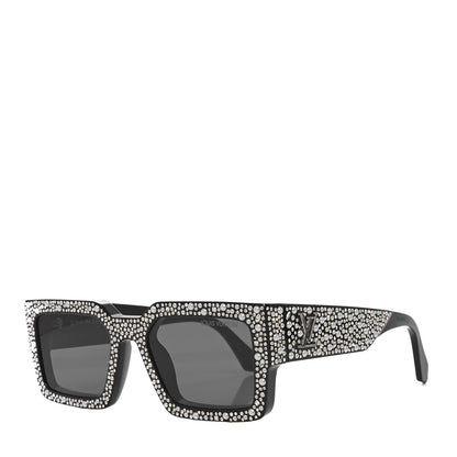 Louis Vuitton Acetate LV Clash Pearls & Strass Sunglasses Z2396W Black 1 of 7