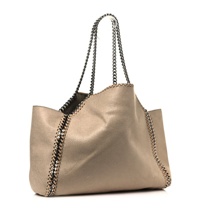 Stella McCartney Shaggy Deer Falabella Reversible Tote Clotted Cream 3 of 19