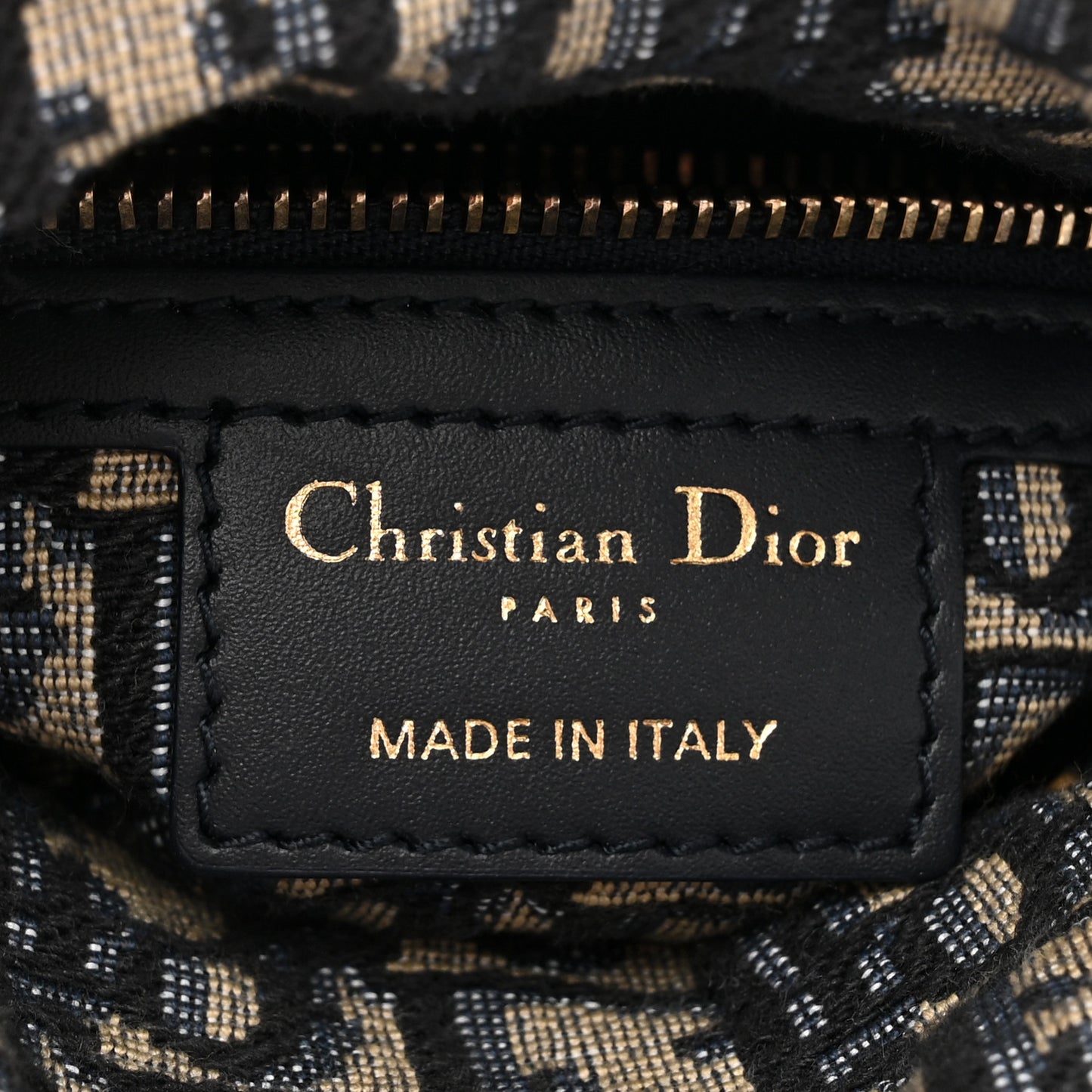 Wicker Oblique Mini Lady Dior Bag Blue