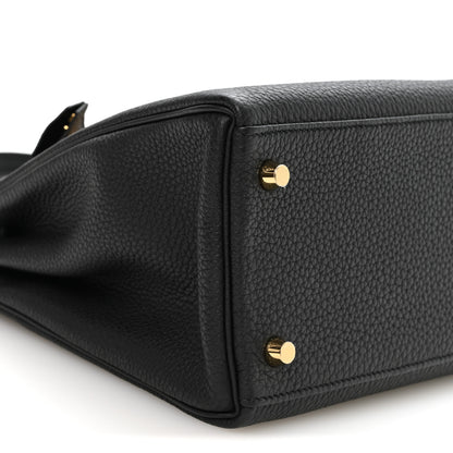 Hermes Togo Kelly Retourne 28 Black 9 of 11